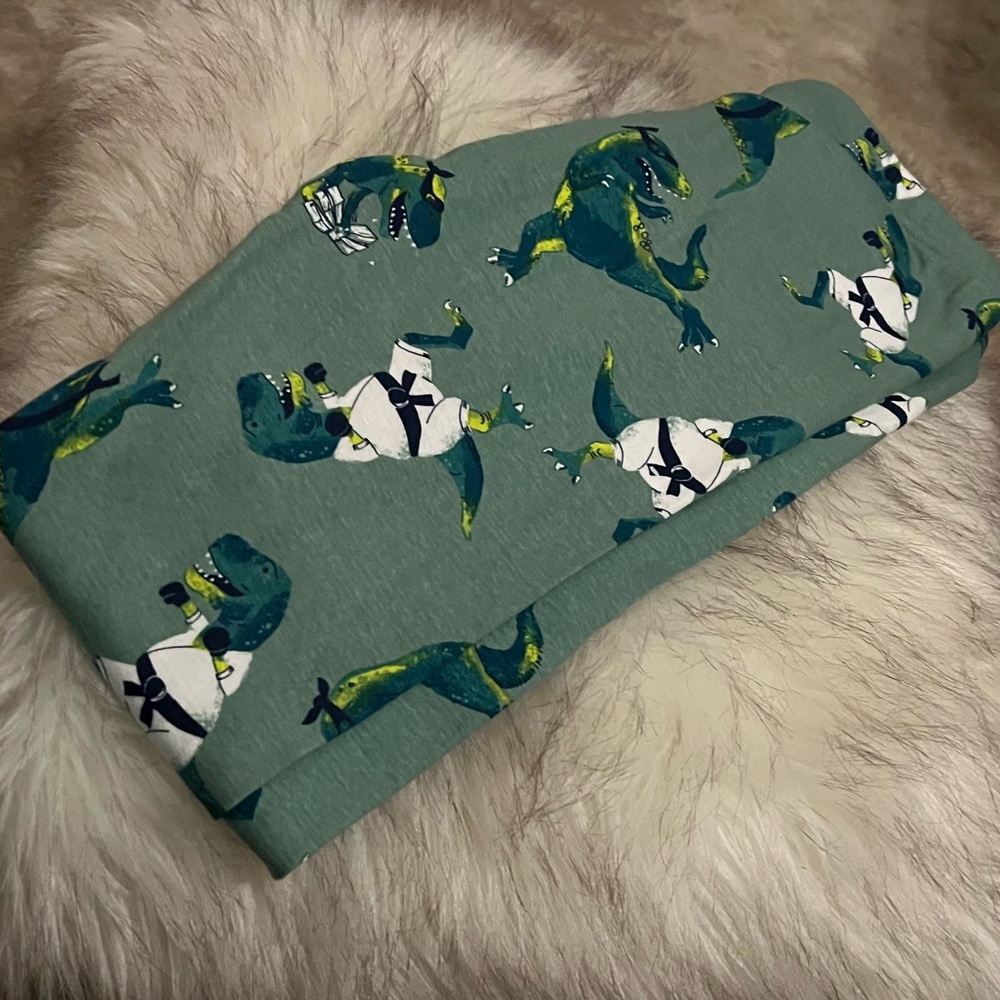 Carter's green pj pants with cool dino print😍😍